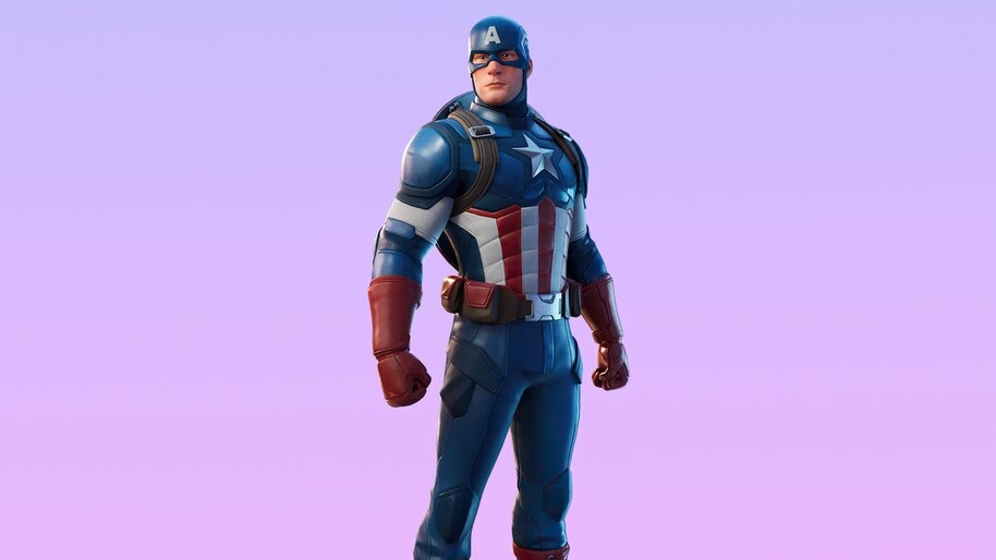 Fortnite, Captain America, Skin, Outfit, 4K, #5.2251