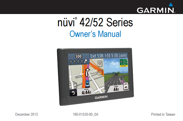 Garmin Nuvi 52LM Manual - Garmin Manual User Guide