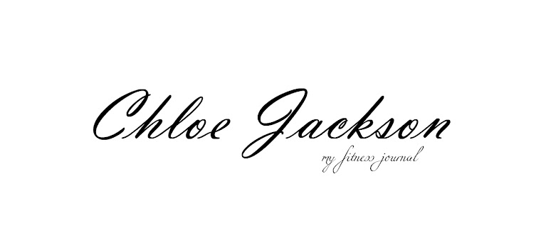 chloe jackson my fitness journal