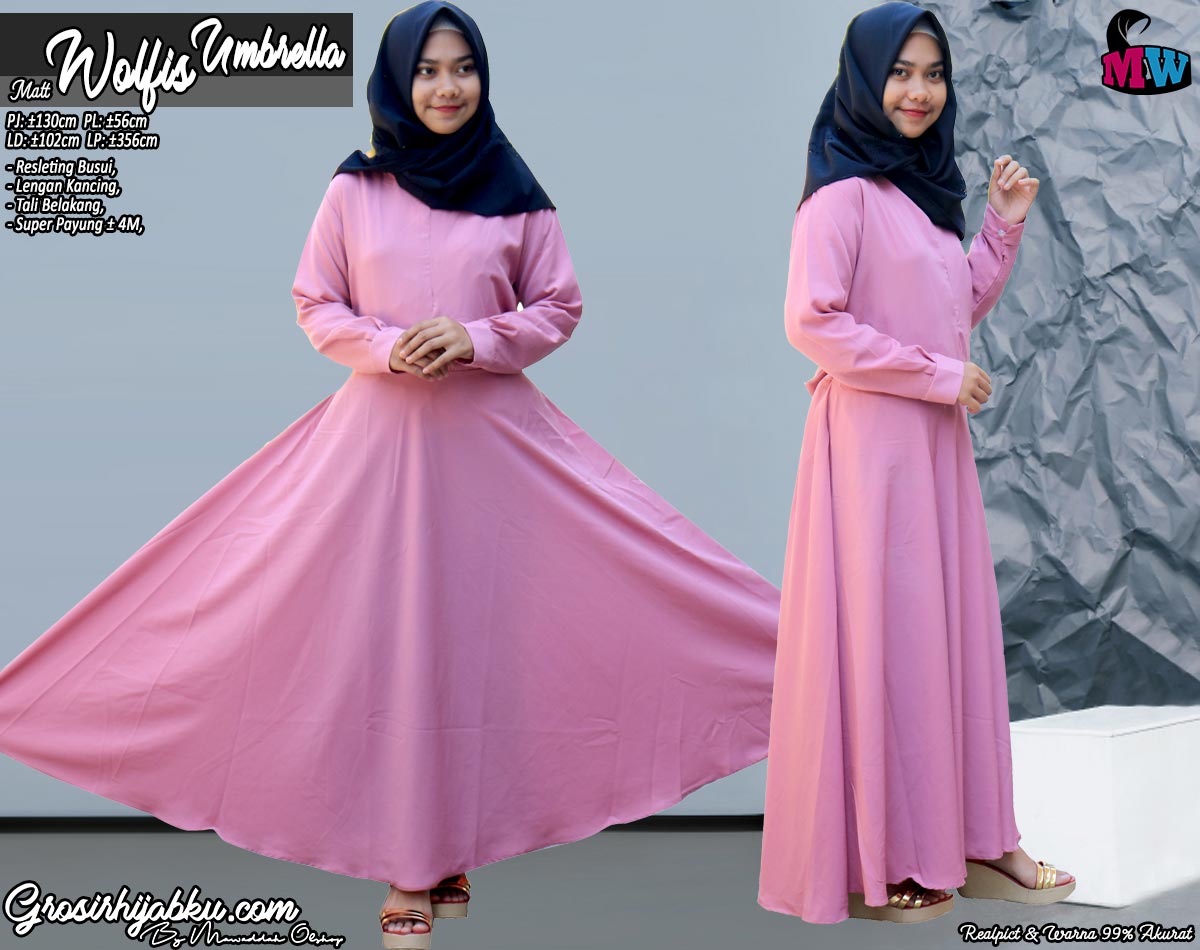 baju untuk ijab qobul gamis polos 