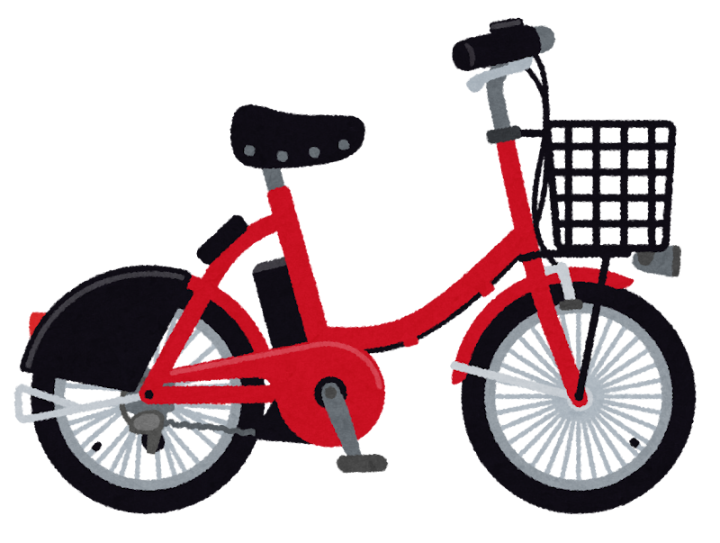 シェア自転車のイラスト