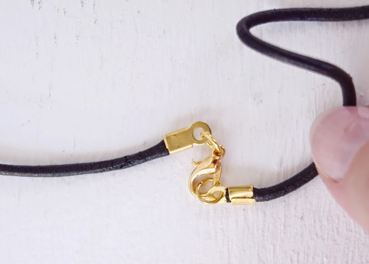Keeping Things Simple... How to make a leather cord necklace with