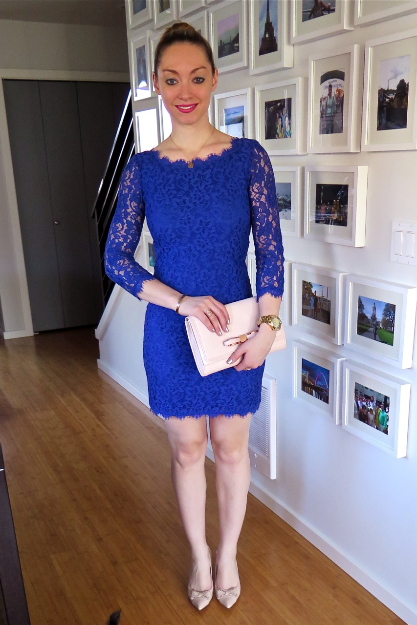 New Year's Eve Outfit Idea: DVF Zarita Lace Dress + Giveaway!