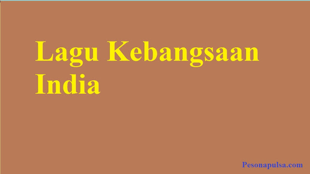 Lagu Kebangsaan India