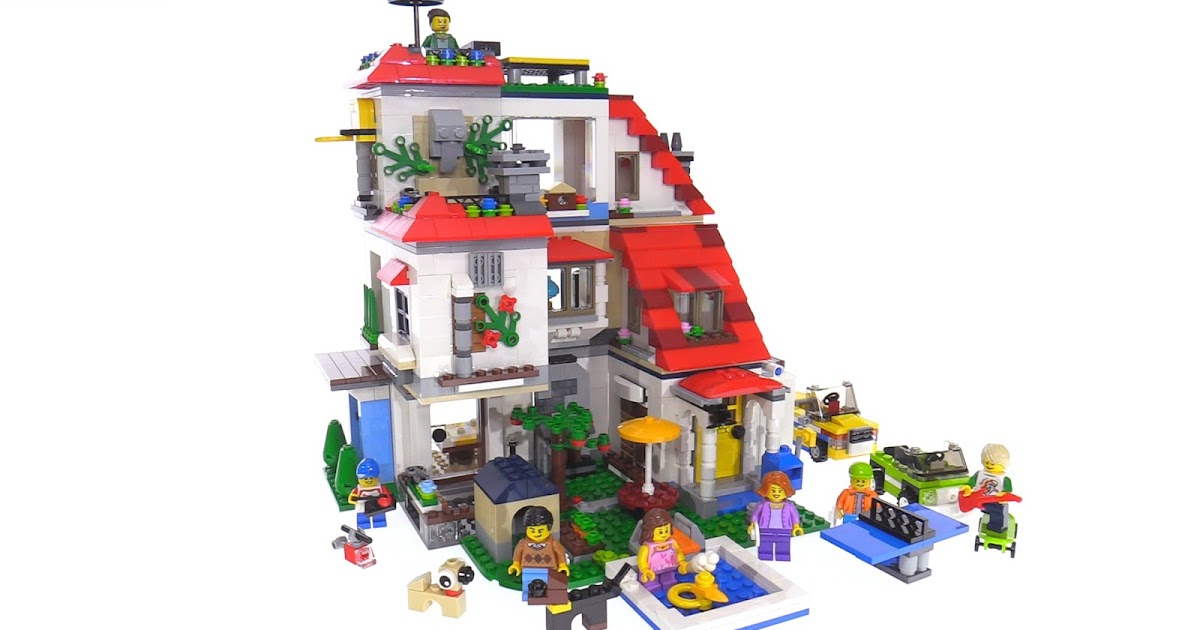 bladre dårligt deltage JANGBRiCKS LEGO reviews & MOCs: LEGO Creator Modular house Super-Build -  31067 + 31068 + 31069 combination