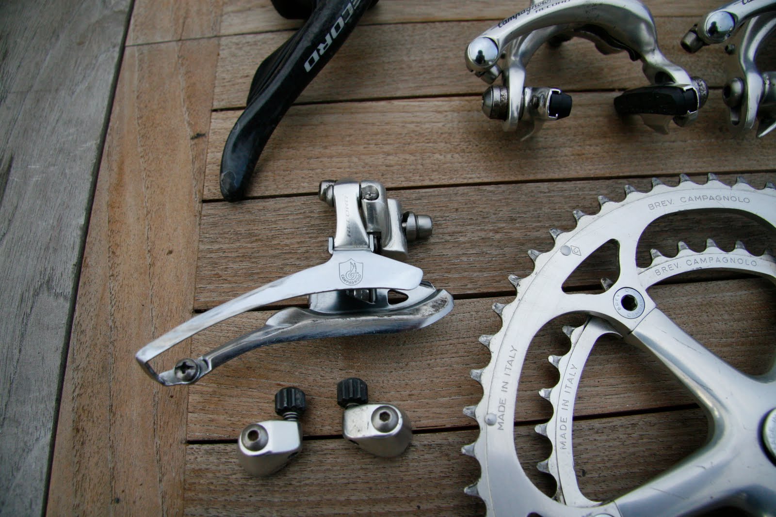 Campagnolo Record 2x9 groupset, 170mm 53/39 13/26 British