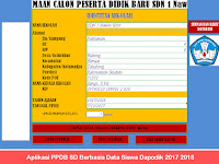 Aplikasi PPDB SD Berbasis Data Siswa Dapodik 2017 2018