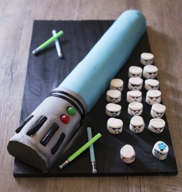 Gâteau sabre laser « Star Wars » 