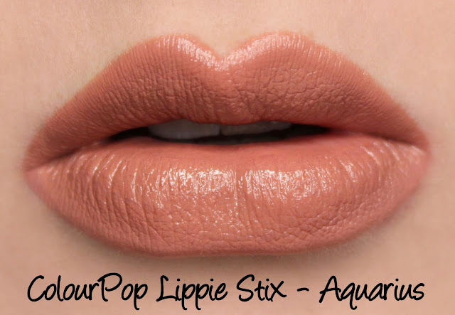 ColourPop Lippie Stix - Aquarius Swatches & Review