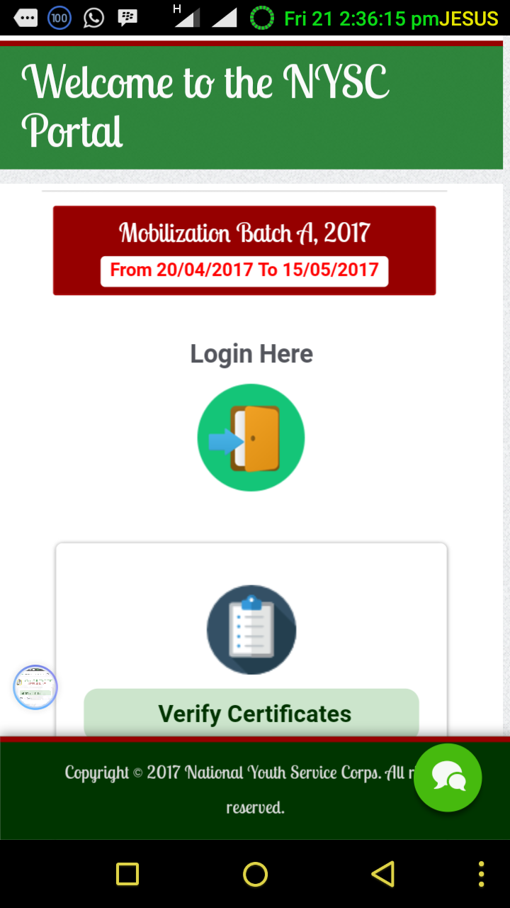 NYSC Registration How to Pay for Your NYSC Call up Letters Online