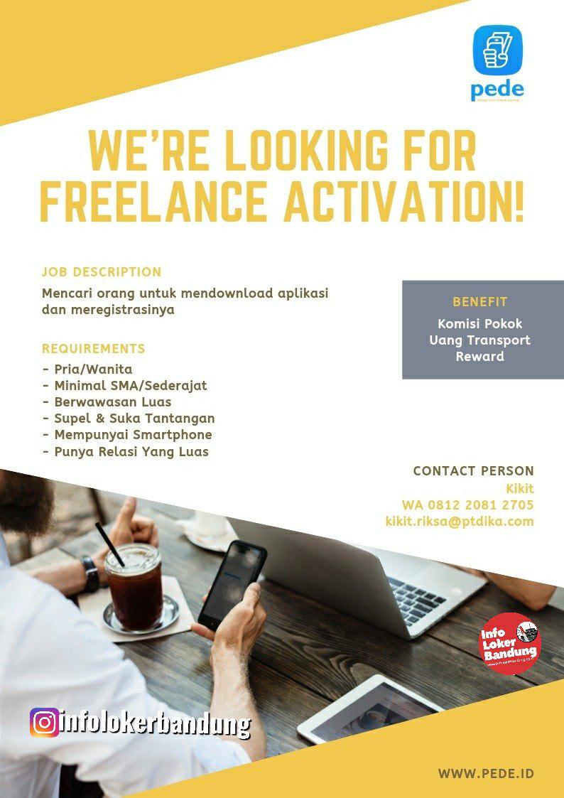 Lowongan Kerja Freelance Activation Pede Bandung April 2019 Info Loker Bandung 2021
