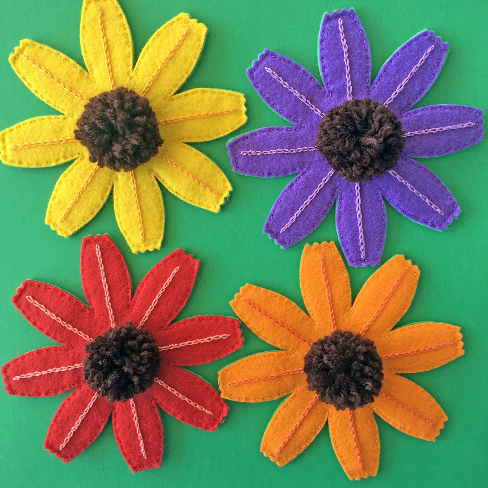 Fun Felt Flowers