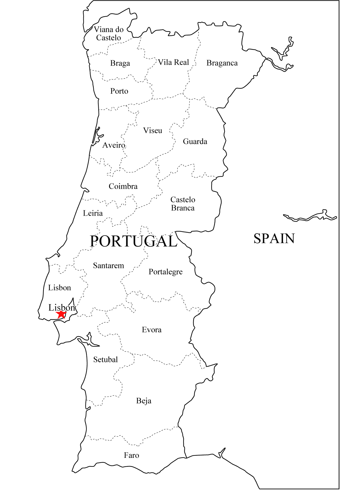 Portugal | Suchergebnisse | Landkarten kostenlos – Cliparts kostenlos