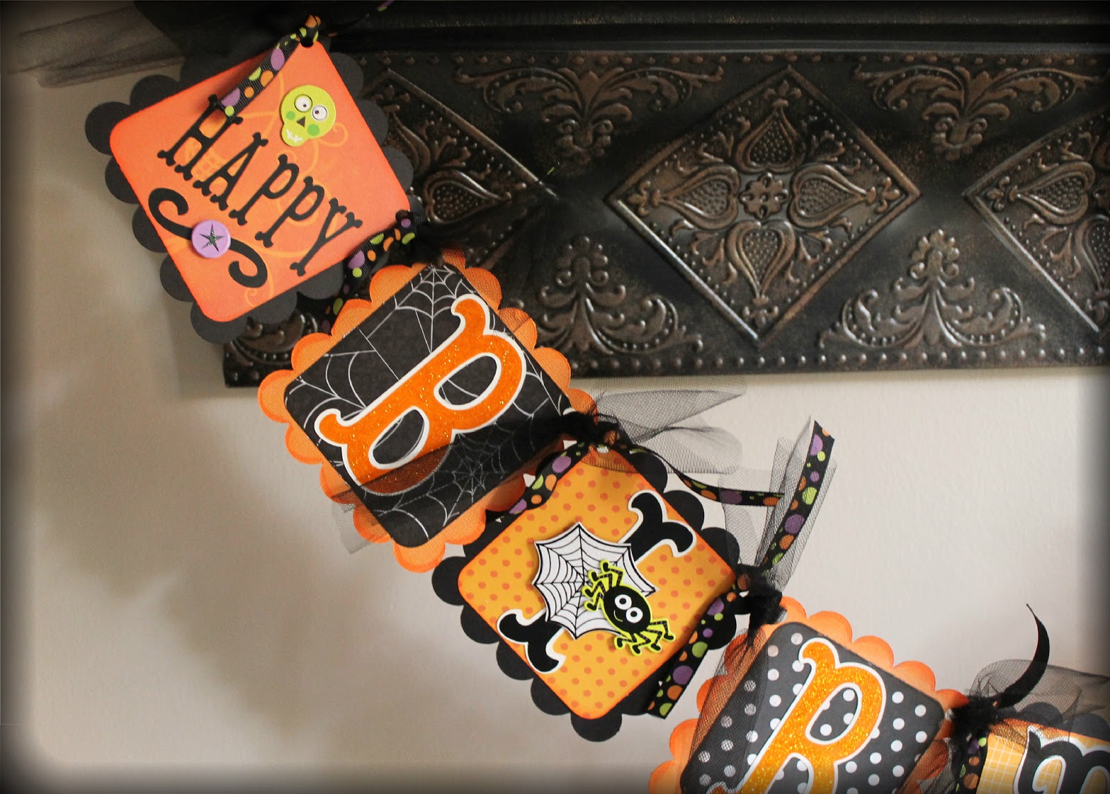 Simply Charming Crafts Halloween Birthday Banner 