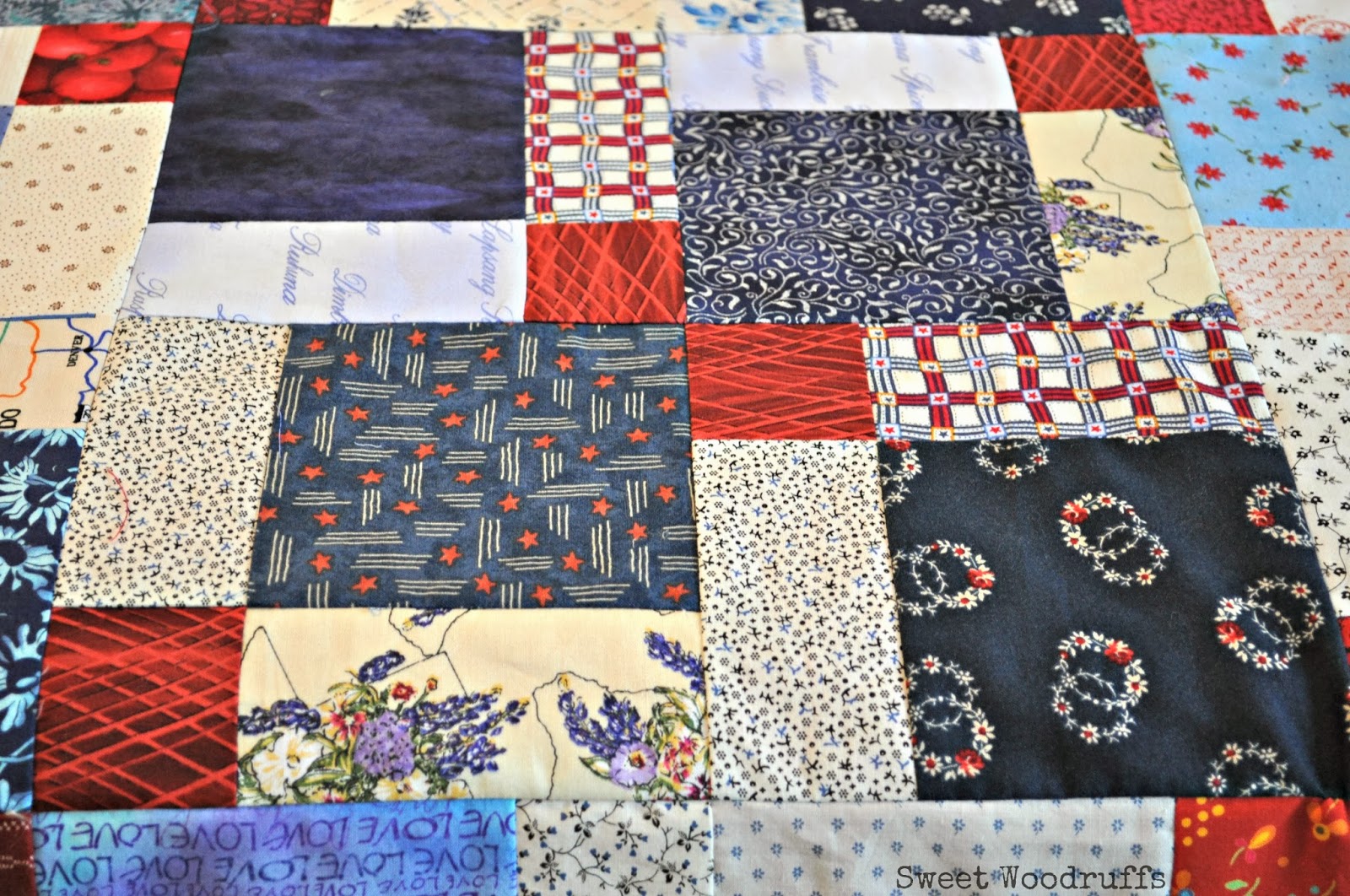 Sweet Woodruffs: The King Size Disappearing Nine Patch Quilt ~ DNP