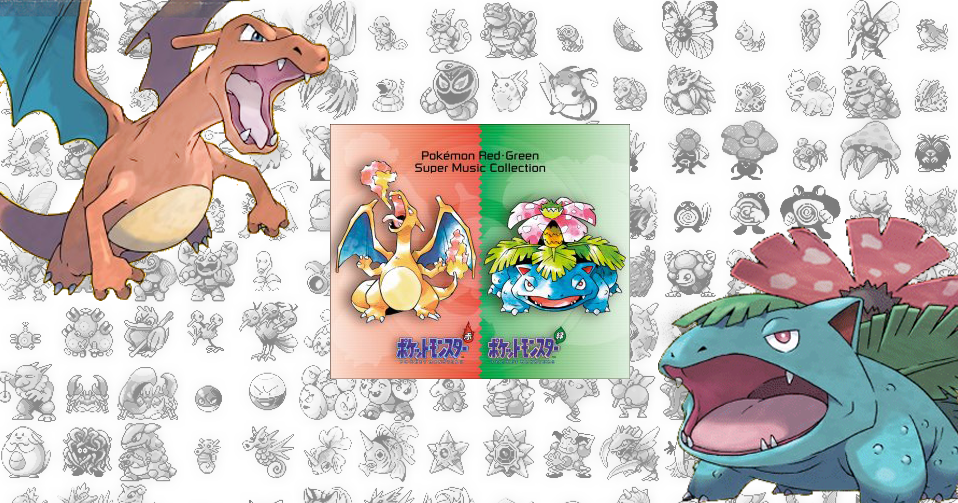 Pokémon Red & Green terão suas OST relançadas junto com as de FireRed