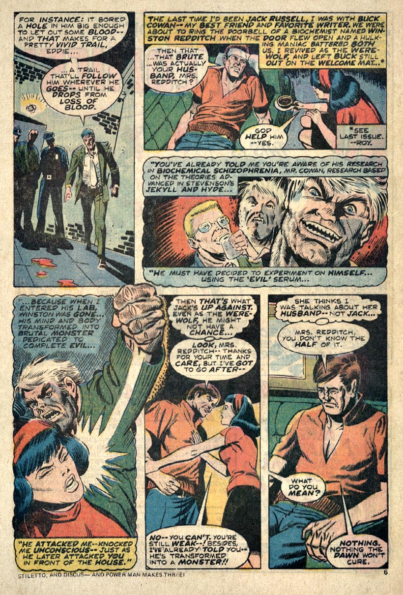 Read online Werewolf by Night (1972) comic -  Issue #25 - 6