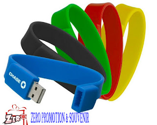 Jual Souvenir USB Flashdisk Gelang Silicone - FDBR01
