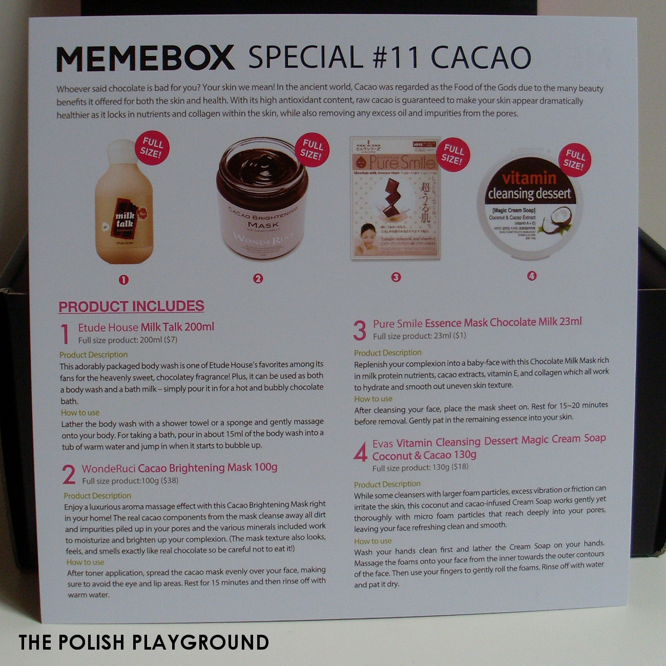 Memebox Special #11 Cacao Unboxing