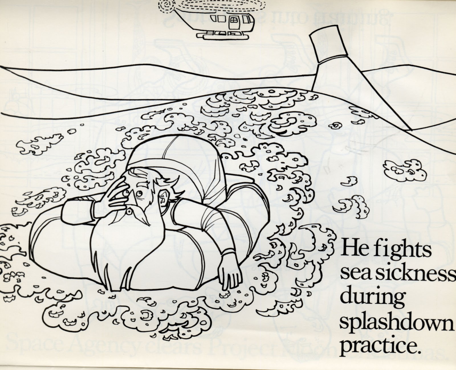 Nuclear power plant coloring page Dreams of Space - Books and Ephemera: The Moon Christmas Coloring Book (1970)