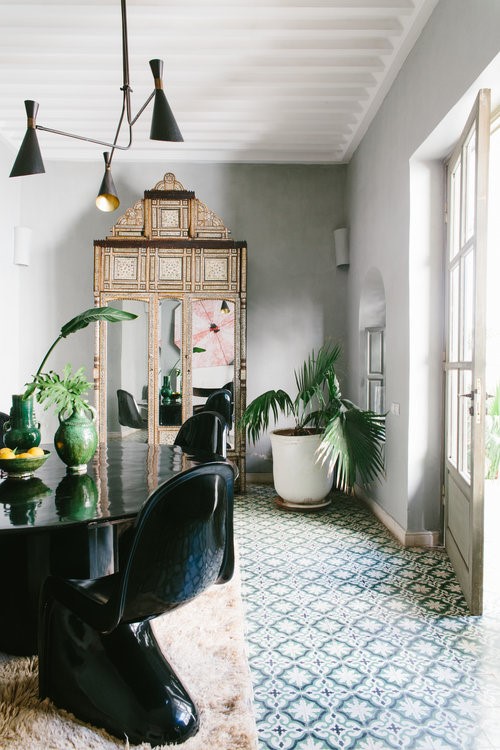 Take a ‘Page’ from the Boho Home How-To Manual - glam dining room bohohome.com @bohosusan / Carley Page photo