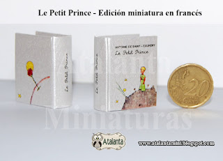 El Principito libro miniatura - minibook Petit Prince