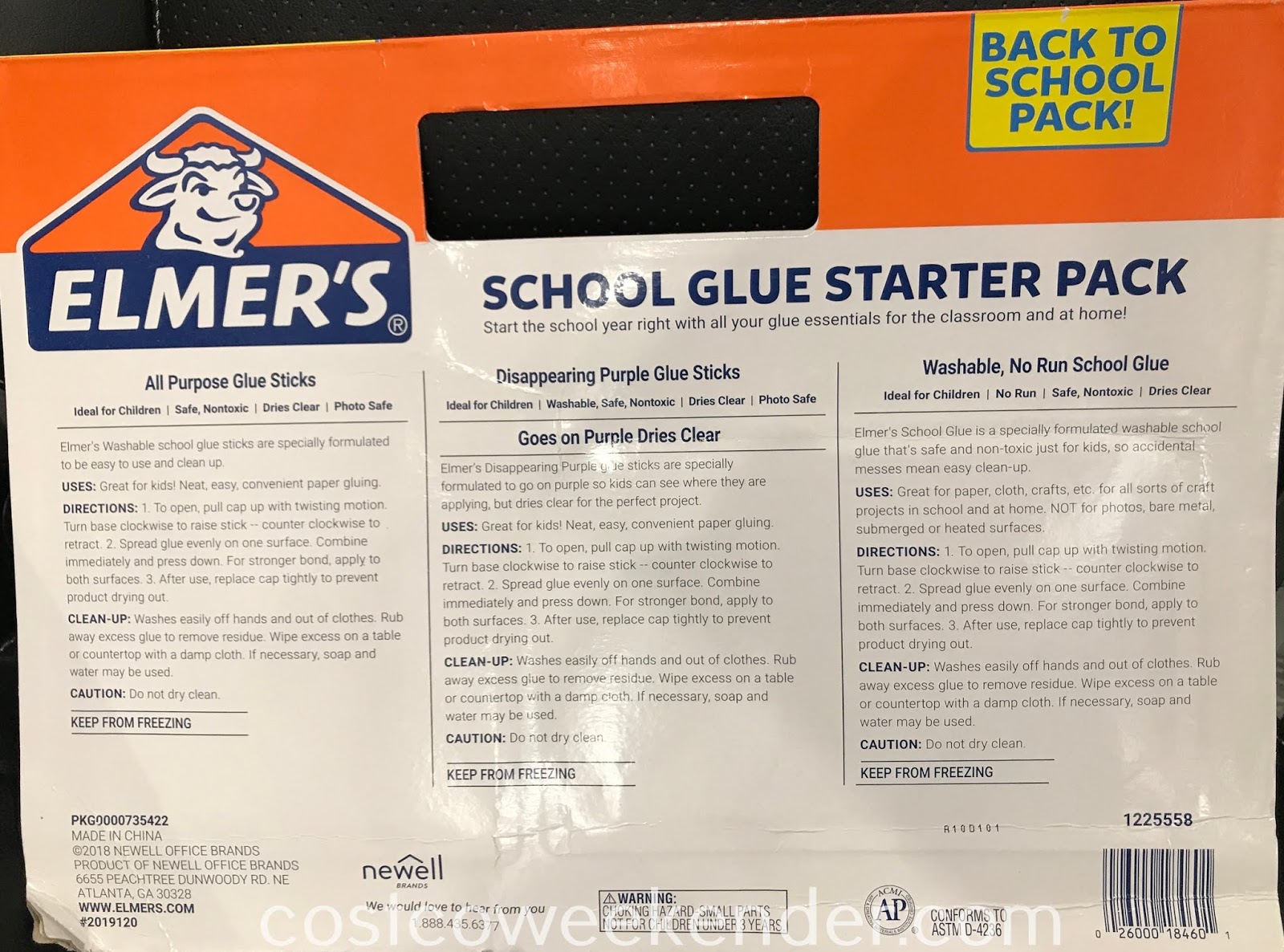 Elmer's Glue School Starter Pack Costco Weekender