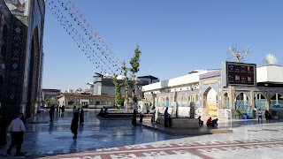 The mosque is located at Tajrish Square