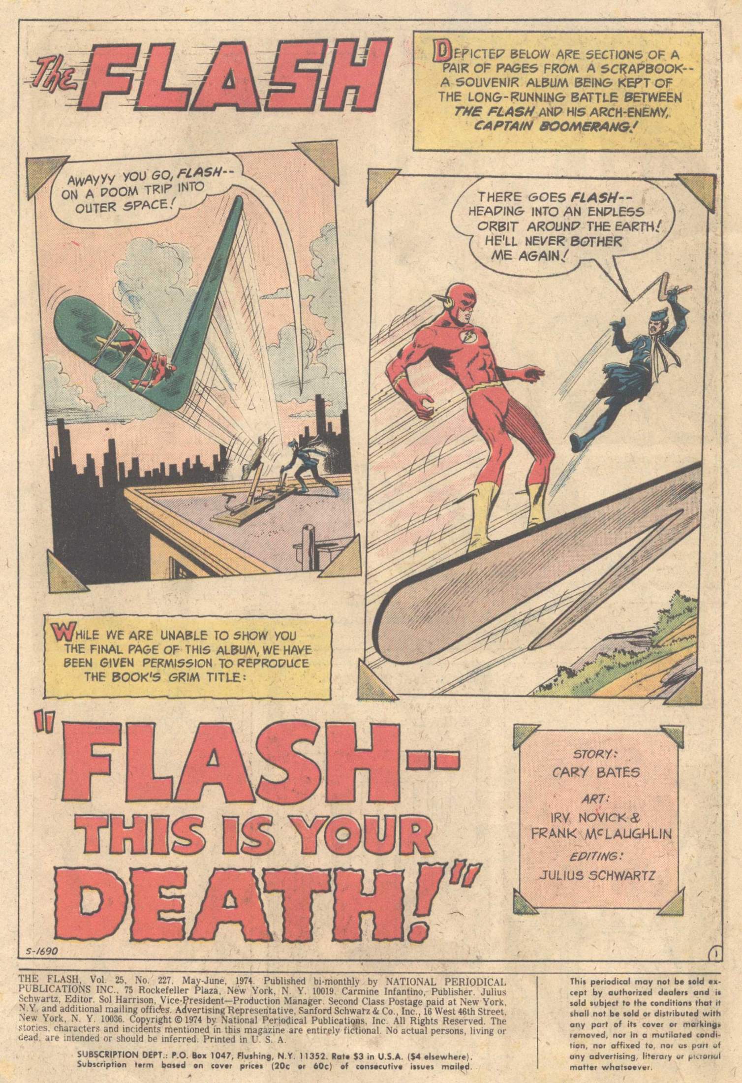Read online The Flash (1959) comic -  Issue #227 - 3