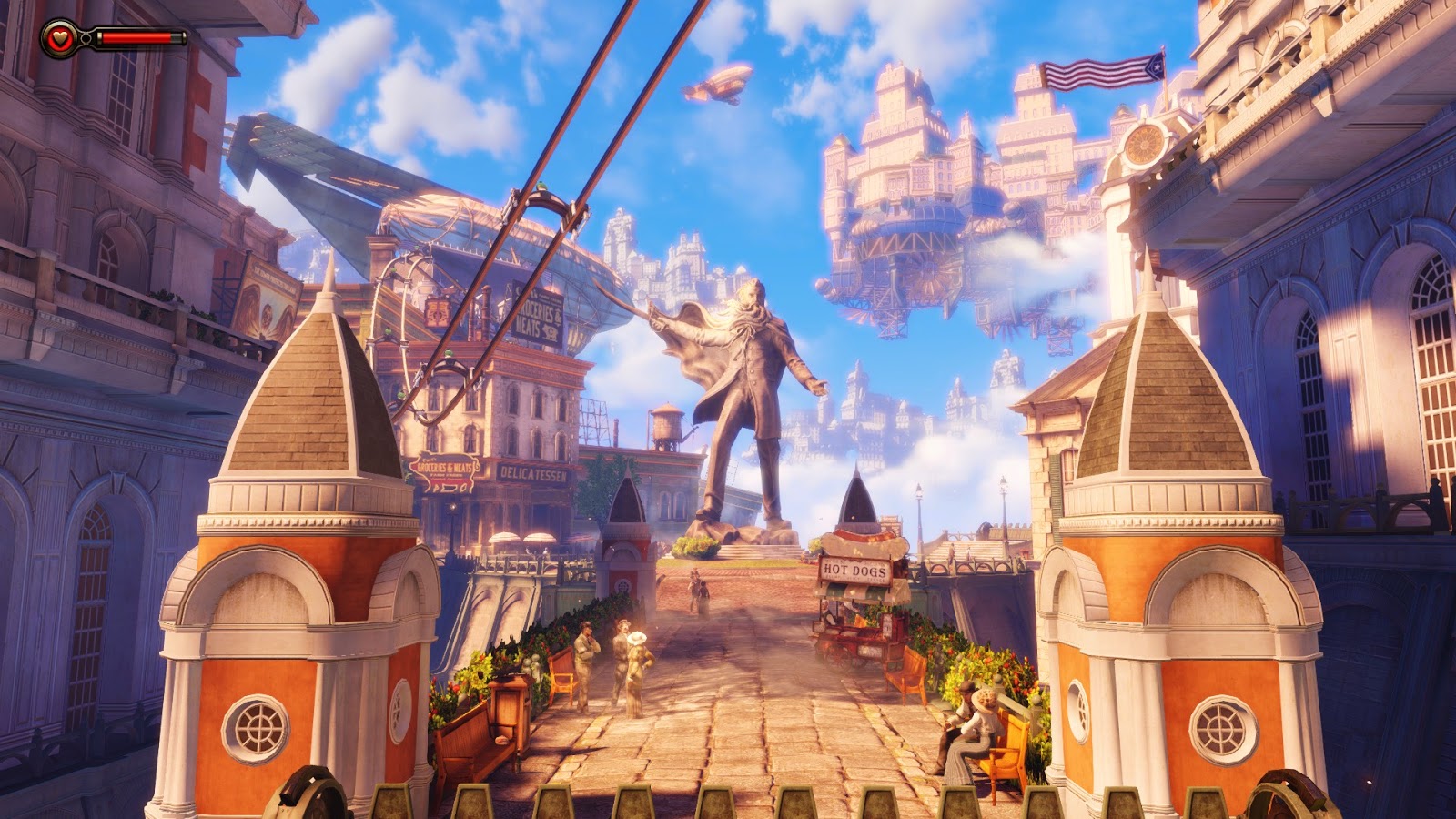 Bioshock Infinite Review - Enjoying The View From Above - Game