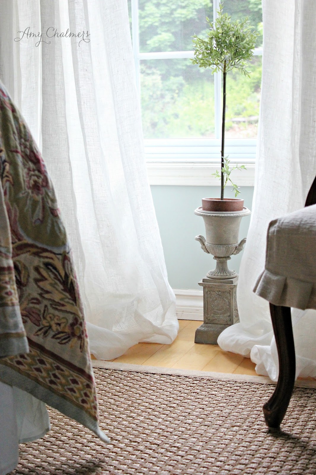 Maison Decor Luscious Linen Balloon Curtains for Master Bedroom