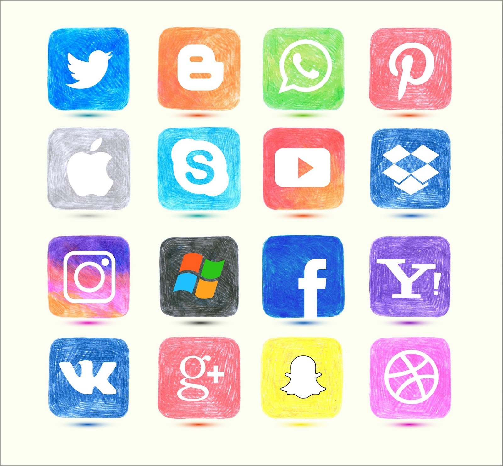 Цвета социальных сетей. Красивые иконки для приложений. Значки соцсетей. Иконки соц сетей. Логотипы соцсетей.