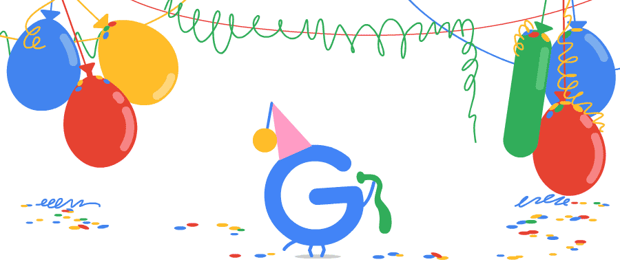 google birthday's anniversary