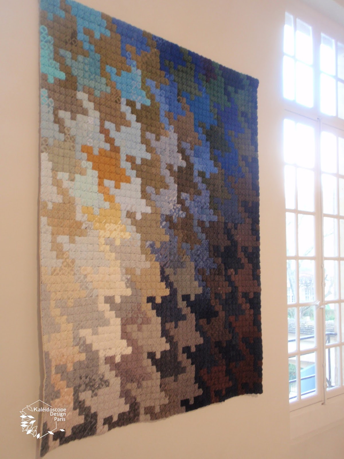 カレイドスコープ デザイン パリ リサイクルのデザイン カーペット Re Rag Rug