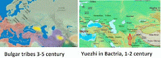 Bulgars and Yuezhi in Kazakhstan 