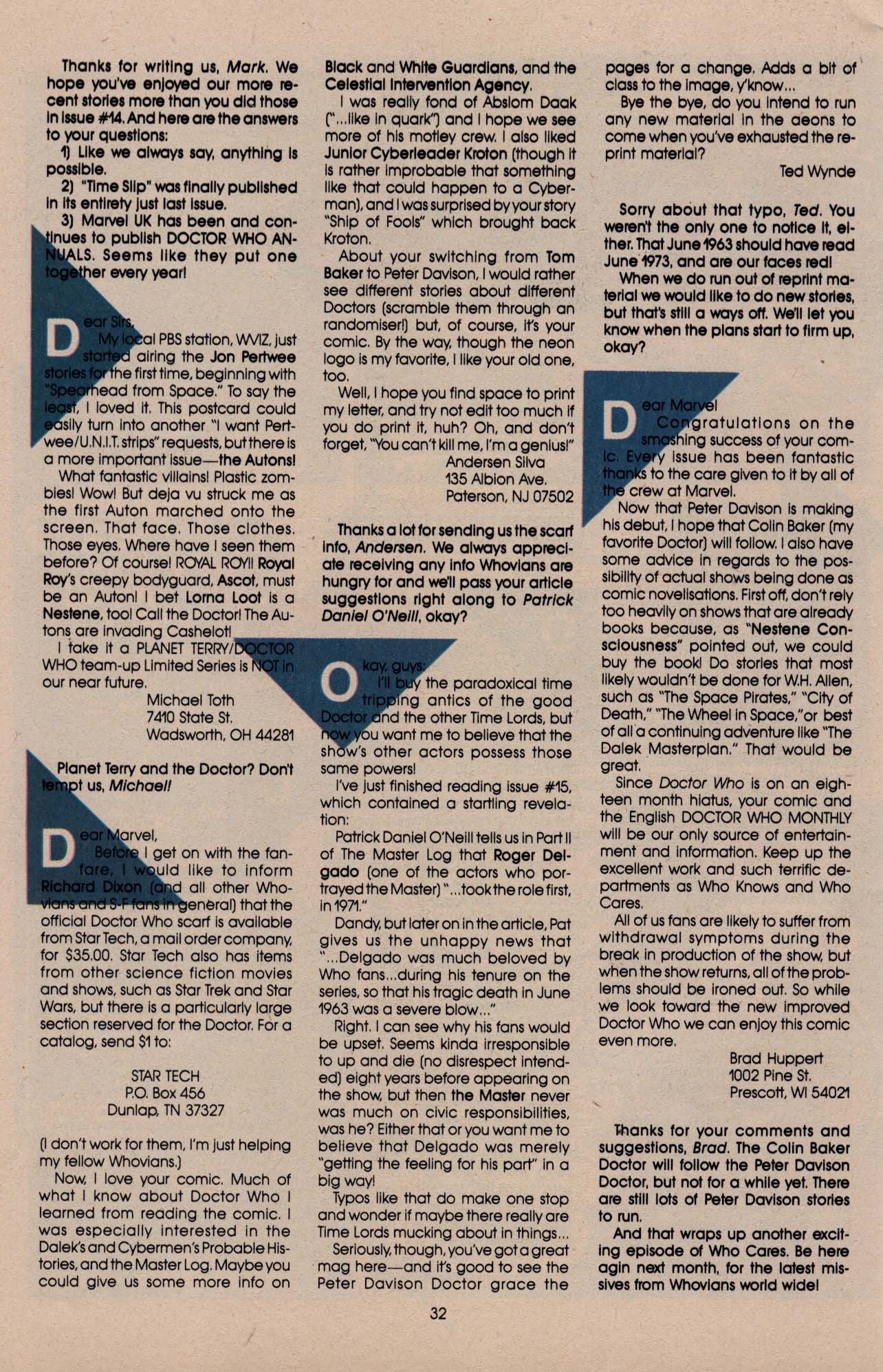 Read online Doctor Who (1984) comic -  Issue #19 - 34