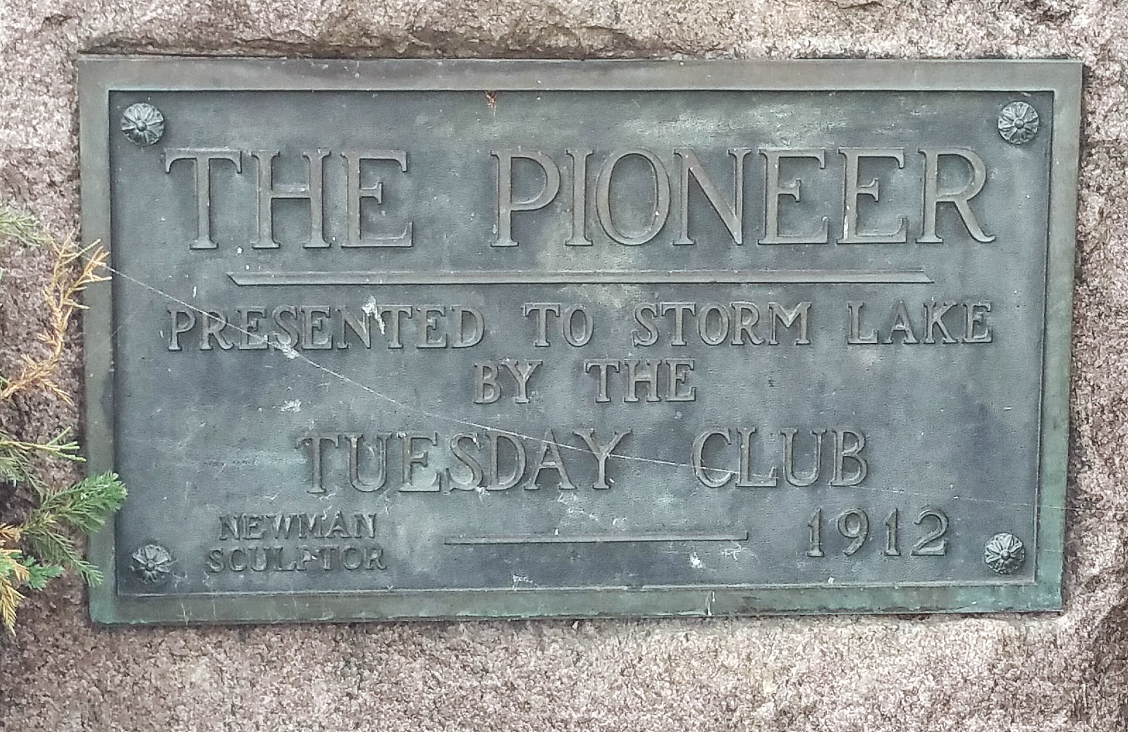 History and Culture by Bicycle Storm Lake, Iowa The Pioneer Sculpture