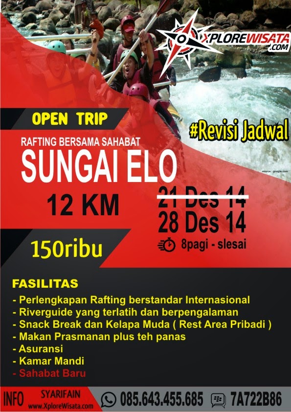 Rafting Sungai Elo