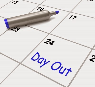 "Day Out Calendar Means Excursion Trip Or Visiting" by Stuart Miles freedigitalphotos.net