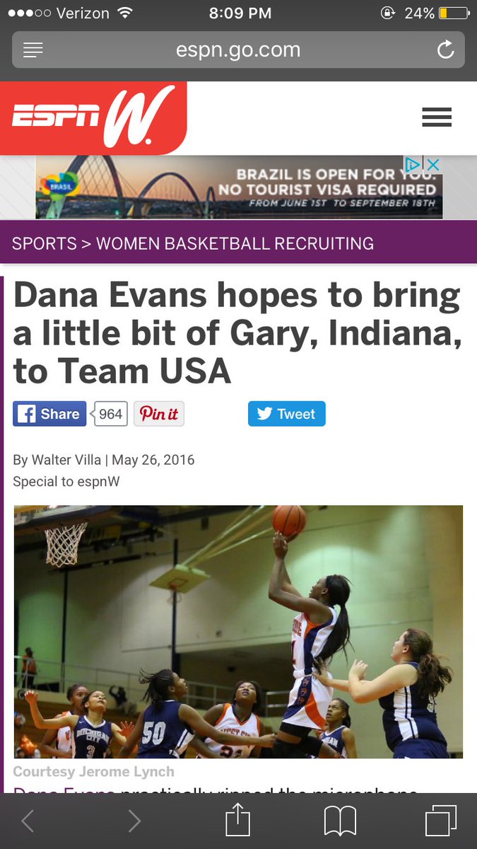 Dana Evans  Prospects Nation