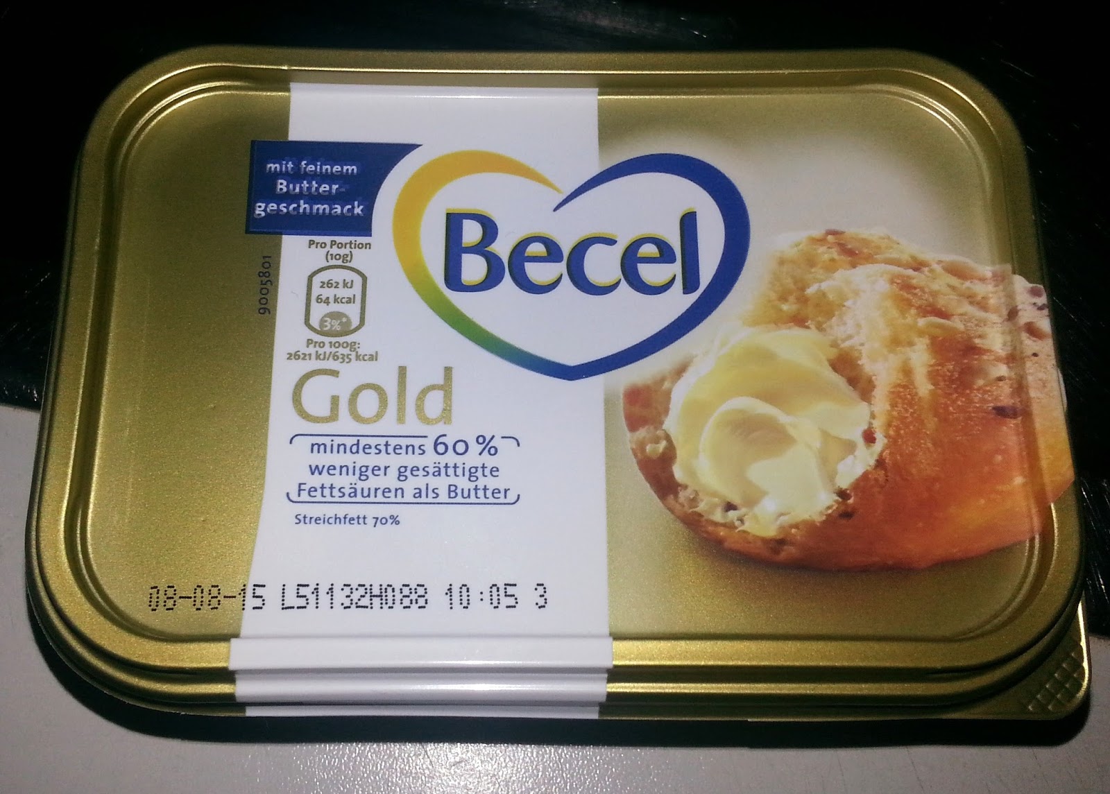 Muttis Produkttest Blog Becel Gold mit feinem Buttergeschmack