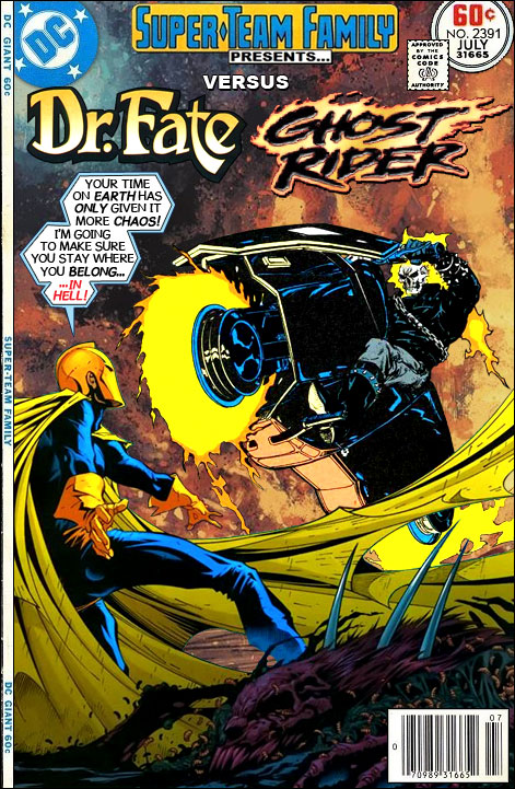 Super Team Family The Lost Issues Dr Fate Vs Ghost Rider