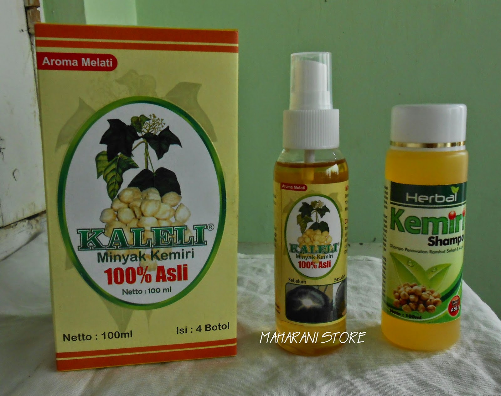 cantik dan sehat dengan herbal: KALELI ( Minyak Kemiri )