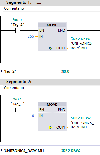 REEA: Comunicación S7-1200 y un PLC Unitronics en Modbus TCP