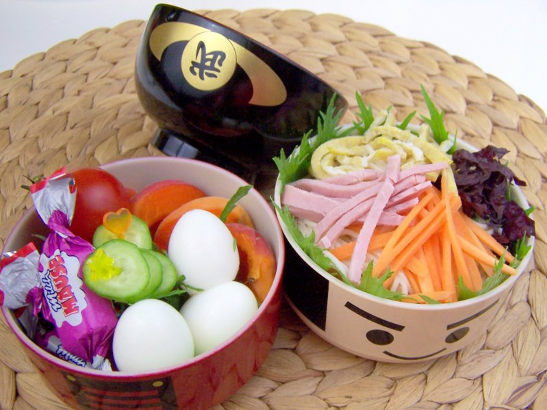 Lecker Bentos und mehr: Bento Nr. 422 Somen-Salat nach Art des Hauses