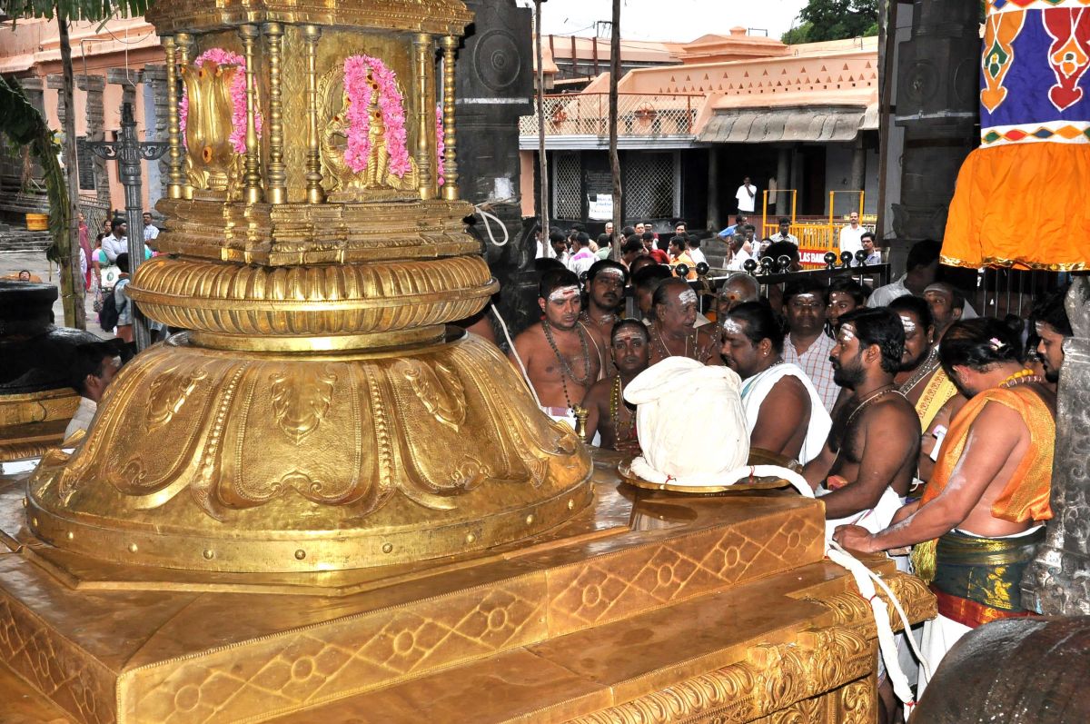 Flag Hoisting Ani Brahmostavam, 2013 ARUNACHALA GRACE