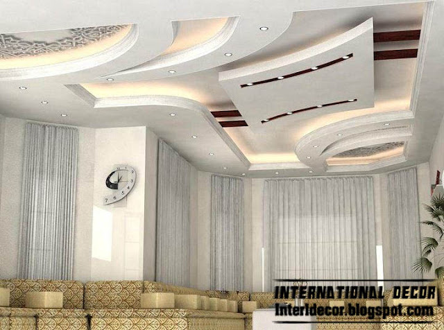 Modern False ceiling designs for living room 2017