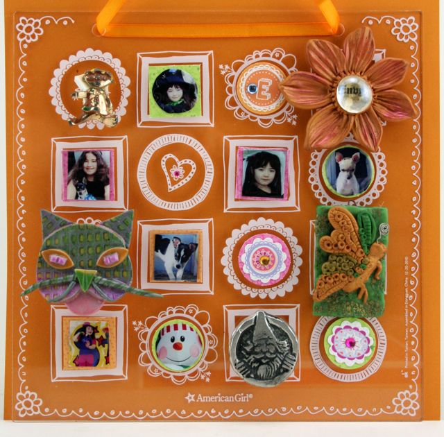 Keep Calm And Craft On A Review Of The American Girl Crafts The American Girl Mosaic Frame Kit With Embellishments