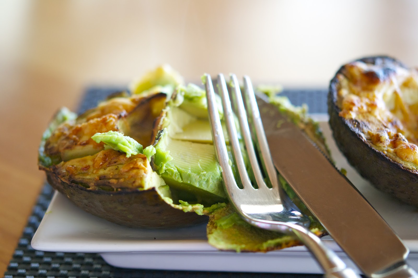 Petit Miam Grilled Avocado with Melted Cheese