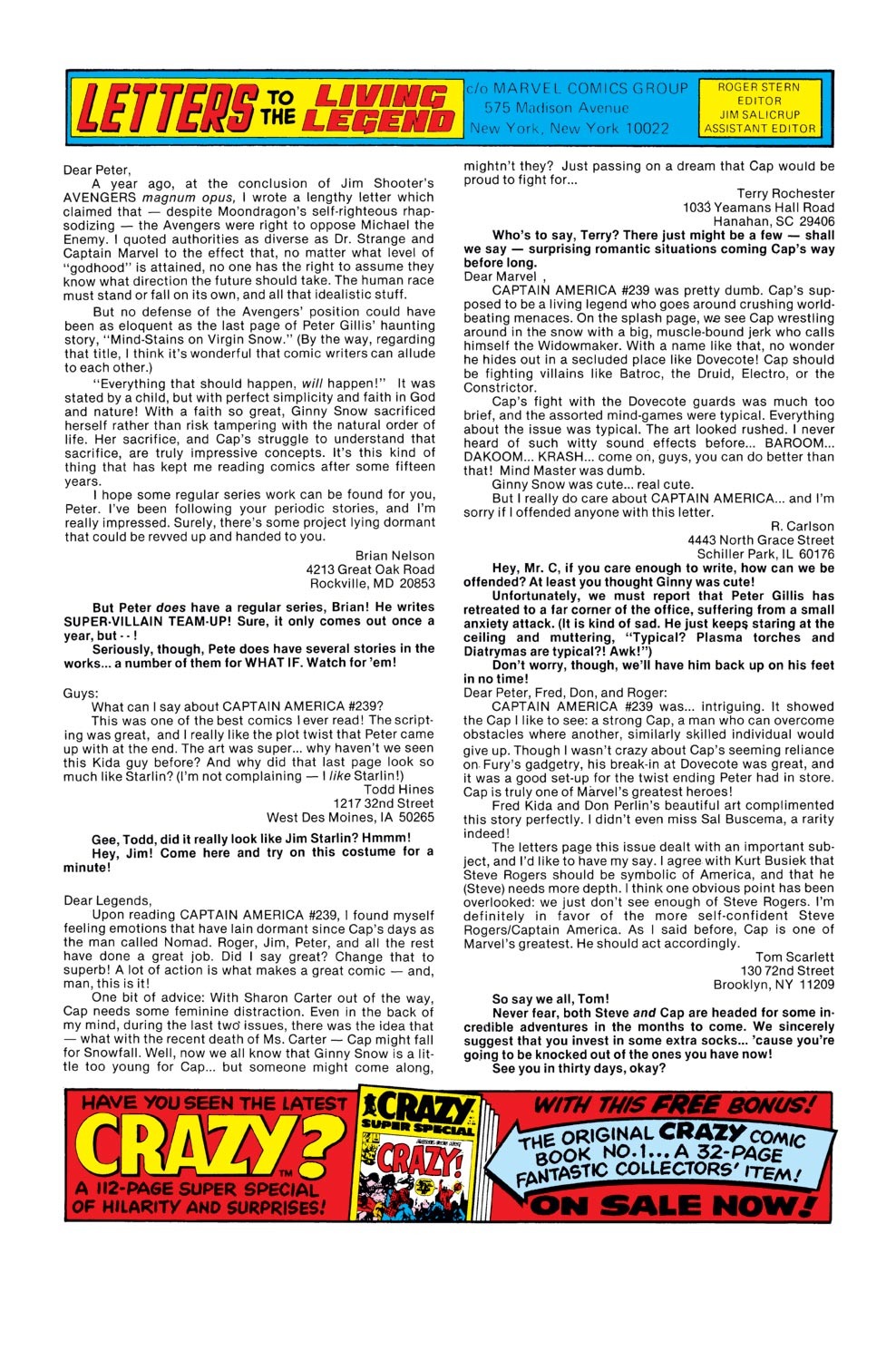 Read online Captain America (1968) comic -  Issue #243 - 19